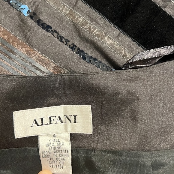 Elegant Multilayered Silk Skirt by Alfani - Picture 4 of 7